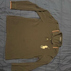 Polo by Ralph Lauren Men's Black Long Sleeve Shirt